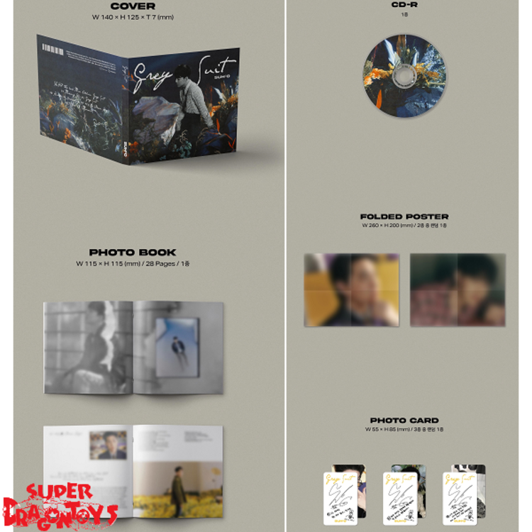 SUHO (수호) [EXO] - GREY SUIT - [DIGIPACK VER.] - 2ND MINI ALBUM