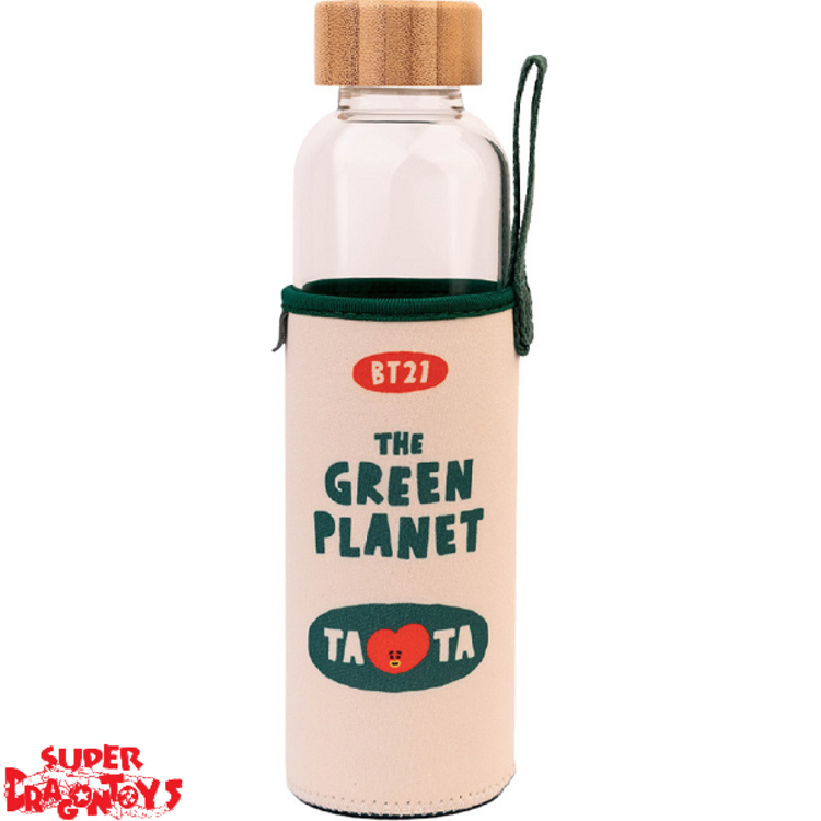 BT21 - BOUTEILLE EN VERRE "THE GREEN PLANET" - [TATA]