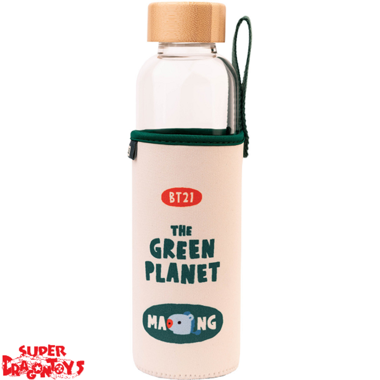 BT21 - BOUTEILLE EN VERRE "THE GREEN PLANET" - [MANG]