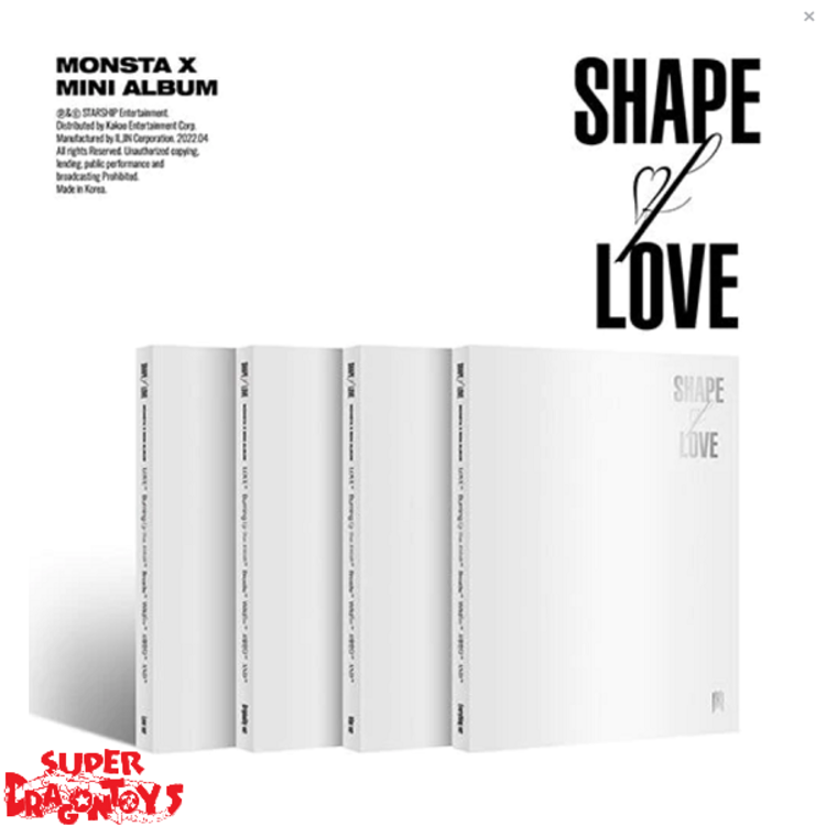 MONSTA X (몬스타엑스) - SHAPE OF LOVE - 11TH MINI ALBUM