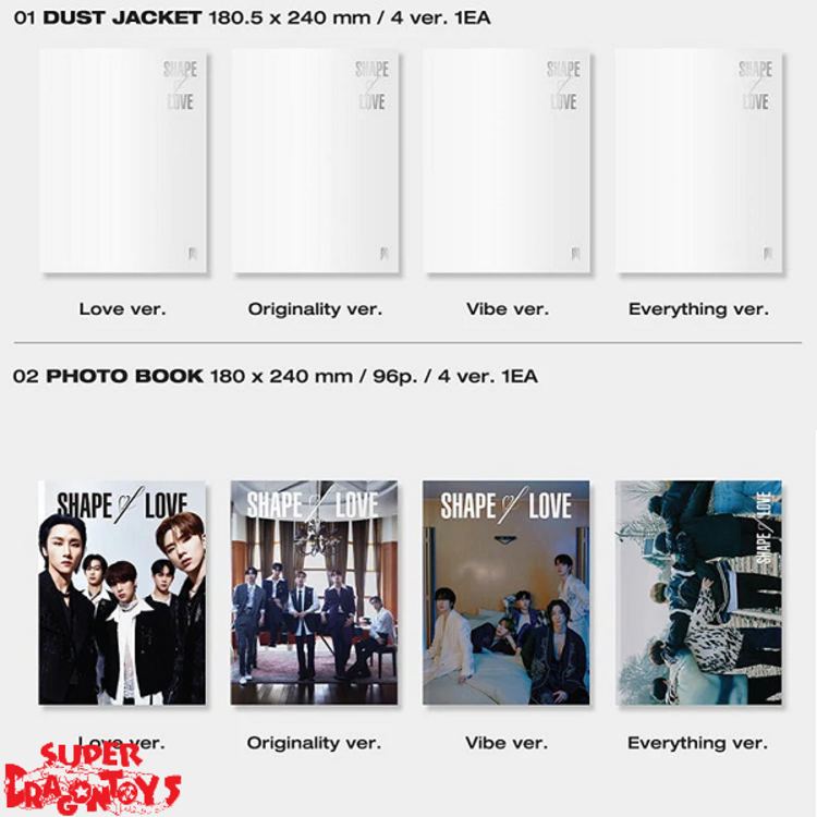 MONSTA X (몬스타엑스) - SHAPE OF LOVE - 11TH MINI ALBUM