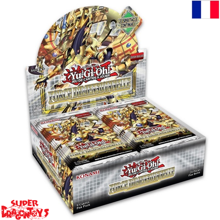 KONAMI YUGIOH TCG - DISPLAY [24 BOOSTERS] "FORCE DIMENSIONNELLE" - EDITION FRANCAISE