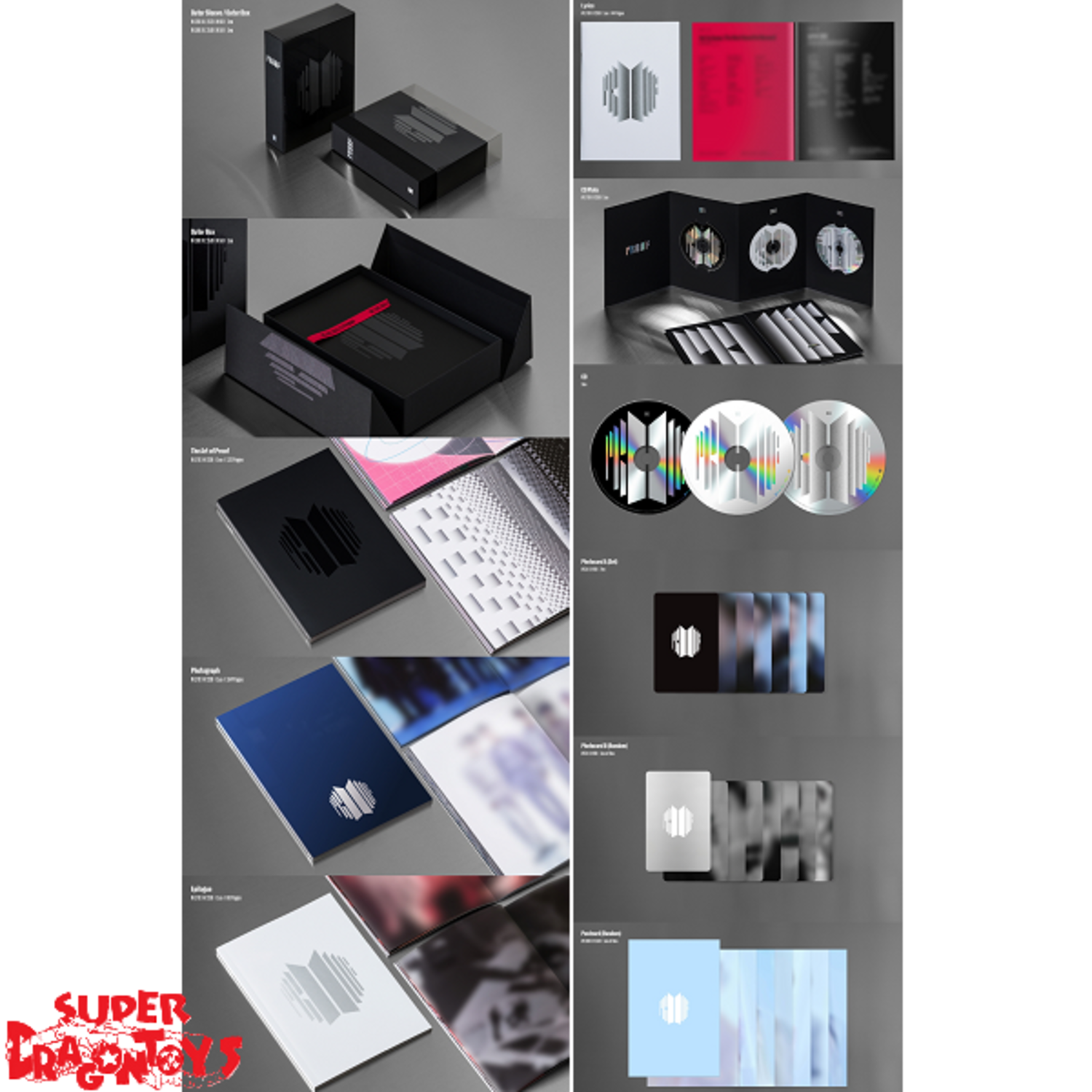 BTS アルバム Proof Standard Edition 未使用3種-PhotocardA