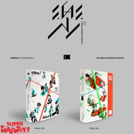 OMEGA X (오메가엑스) - STORY WRITTEN IN MUSIC - 1ST FULL ALBUM + [ON-PACK FOLDED POSTER]