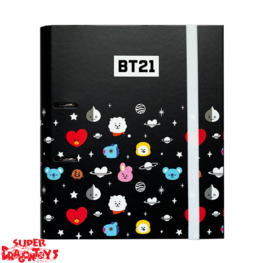 BTS - CLASSEUR DEUX ANNEAUX  "GROUPE" - BT21 COLLECTION