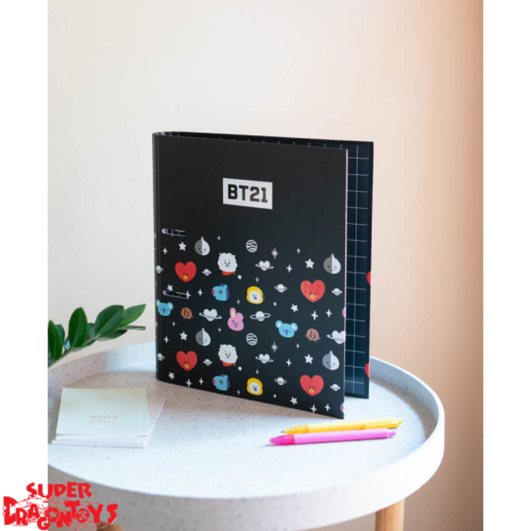 BTS - CLASSEUR DEUX ANNEAUX  "GROUPE" - BT21 COLLECTION