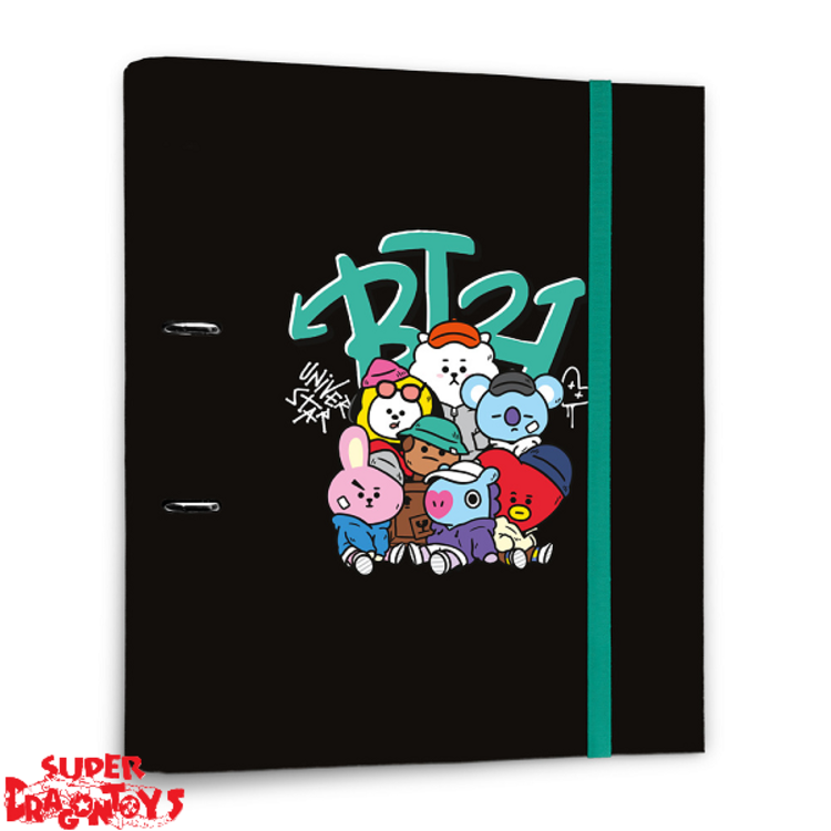 BTS - CLASSEUR DEUX ANNEAUX  "UNIVERSTAR - STREET MOOD" - BT21 COLLECTION