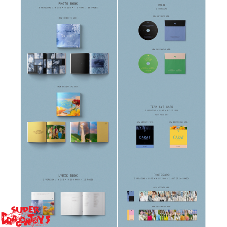 SEVENTEEN (세븐틴) - SECTOR 17 - 4TH [REPACKAGE] ALBUM