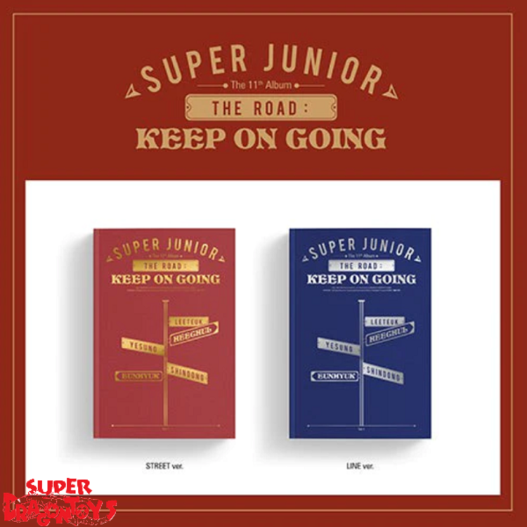 SUPER JUNIOR (슈퍼주니어) - THE ROAD : KEEP ON GOING - 11TH ALBUM