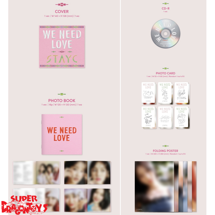 STAYC (스테이씨) - WE NEED LOVE - [DIGIPACK VER.] - 3RD SINGLE ALBUM