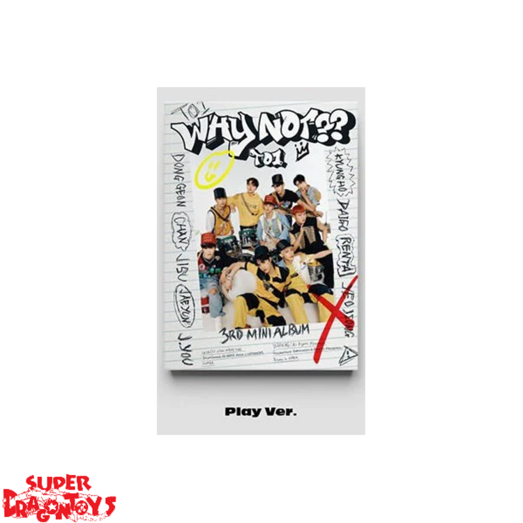TO1 (티오원) - WHY NOT?? - 3RD MINI ALBUM + [ON PACK FOLDED POSTER / 1ST EDITION ONLY]
