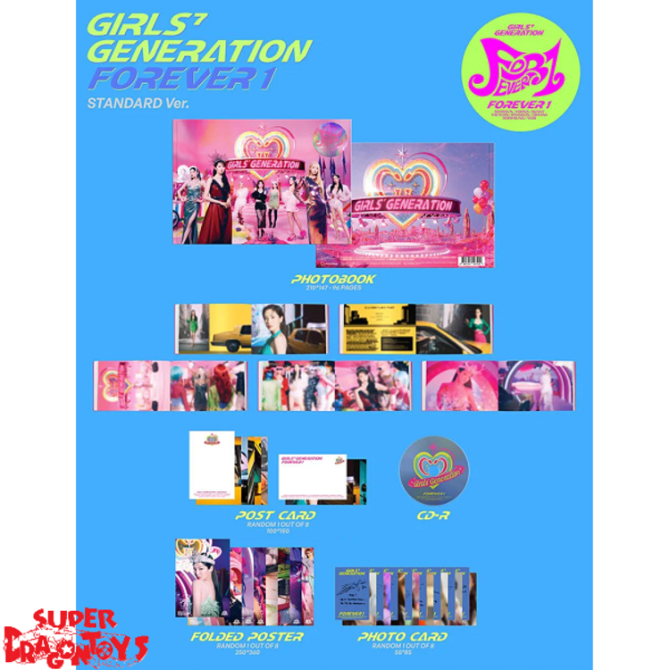 GIRLS' GENERATION (소녀시대) - FOREVER 1 - 7TH ALBUM + [ON-PACK FOLDED POSTER]