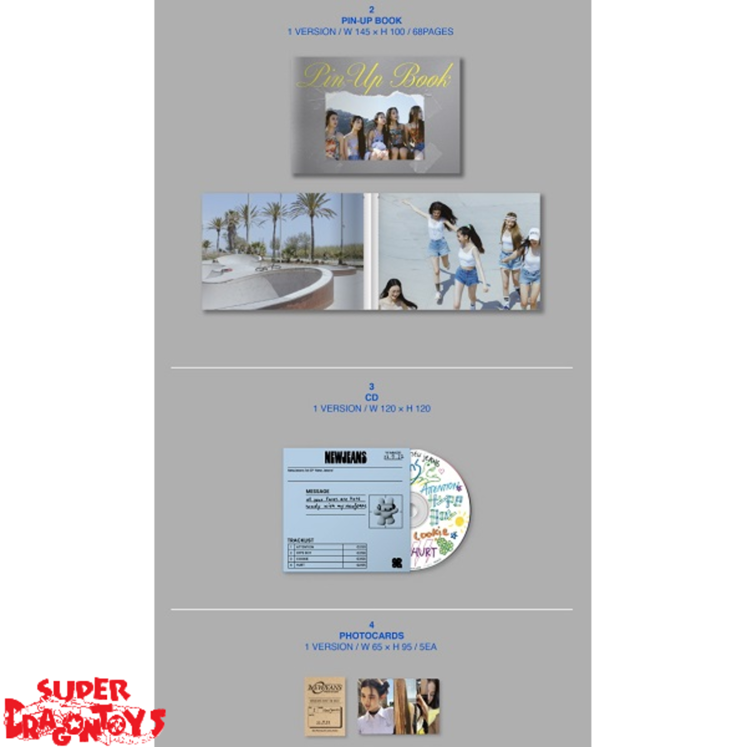 NEWJEANS (뉴진스) - NEWJEANS - [BAG VERSION] - 1ST EP - SUPER