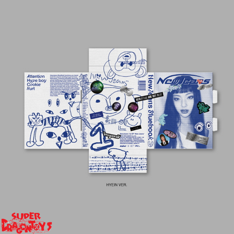NEWJEANS (뉴진스) - NEWJEANS - [BLUEBOOK VERSION] - 1ST EP