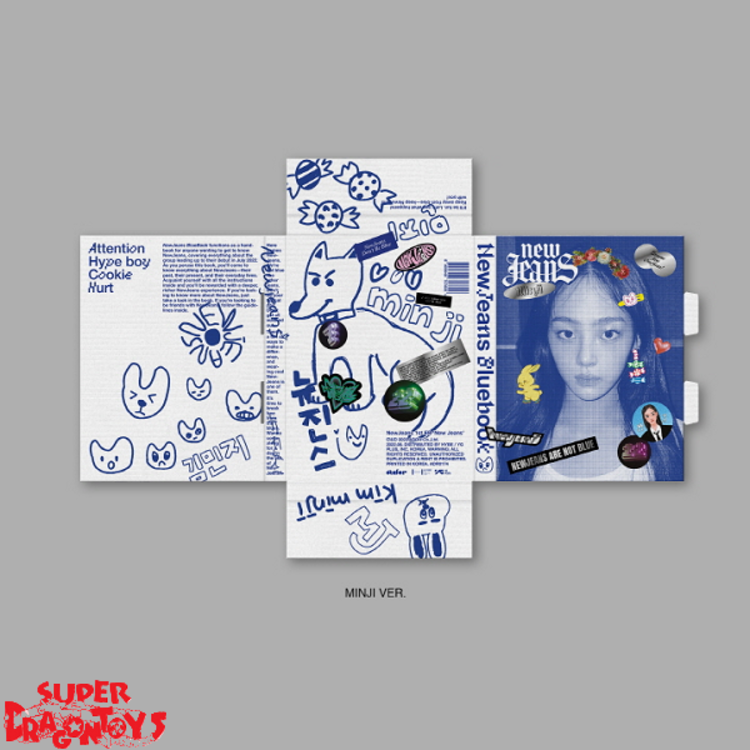 NEWJEANS (뉴진스) - NEWJEANS - [BLUEBOOK VERSION] - 1ST EP - SUPERDRAGONTOYS