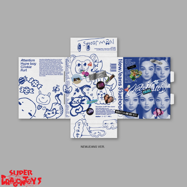 NEWJEANS (뉴진스) - NEWJEANS - [BLUEBOOK VERSION] - 1ST EP