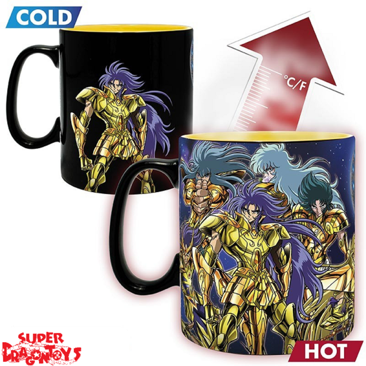 ABYSTYLE SAINT SEIYA - MUG MAGIQUE THERMO REACTIF "12 CHEVALIERS D'OR"