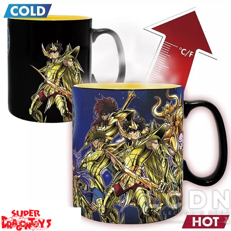 ABYSTYLE SAINT SEIYA - MUG MAGIQUE THERMO REACTIF "12 CHEVALIERS D'OR"