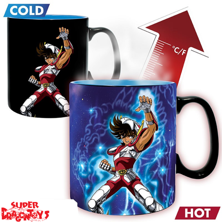 ABYSTYLE SAINT SEIYA - MUG MAGIQUE THERMO REACTIF "PEGASE VS POPE"