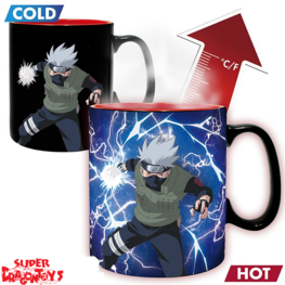 ABYSTYLE NARUTO SHIPPUDEN - MUG MAGIQUE THERMO REACTIF "KAKASHI VS ITACHI"