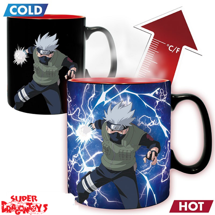 ABYSTYLE NARUTO SHIPPUDEN - MUG MAGIQUE THERMO REACTIF "KAKASHI VS ITACHI"