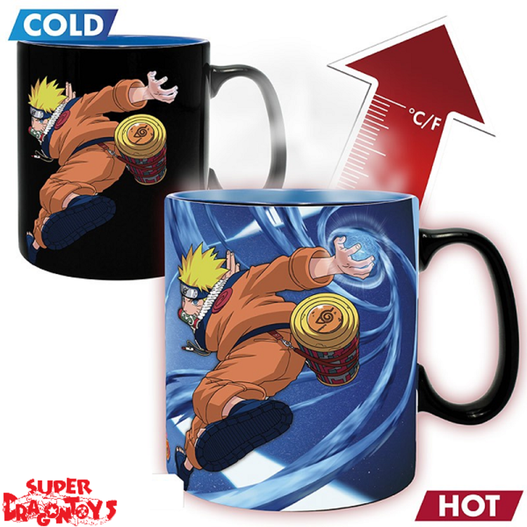 ABYSTYLE NARUTO - MUG MAGIQUE THERMO REACTIF " NARUTO ET SASUKE"