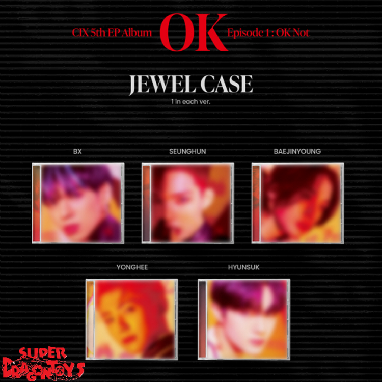 CIX (씨아이엑스) - [OK] EPISODE 1 : OK NOT - [JEWEL CASE] - 5TH EP ALBUM