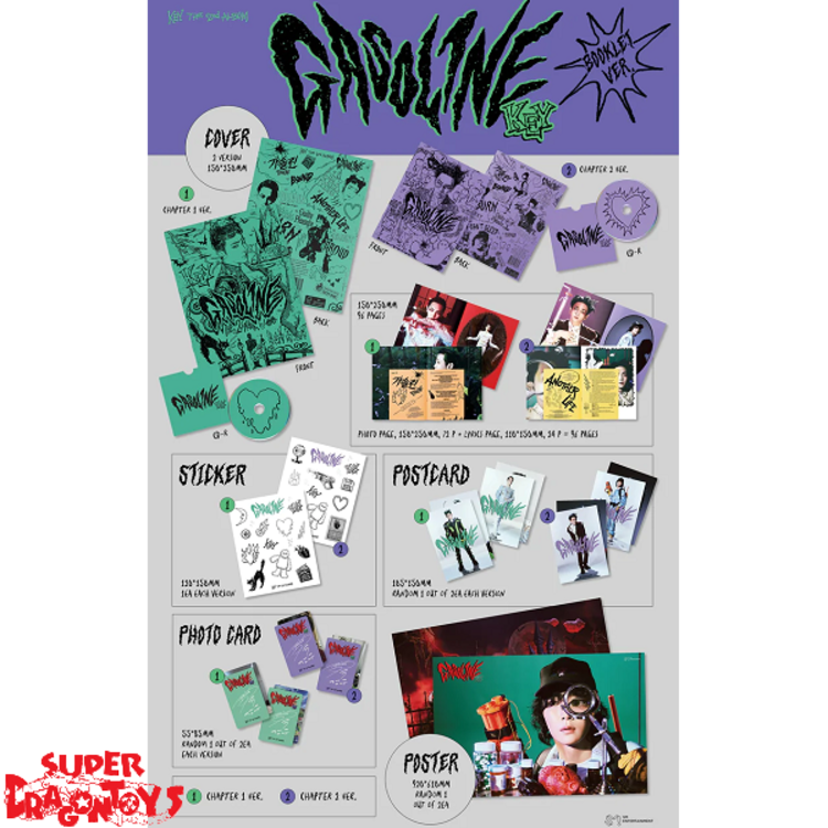 KEY (키) [SHINEE] - GASOLINE - [BOOKLET VER.] - 2ND ALBUM