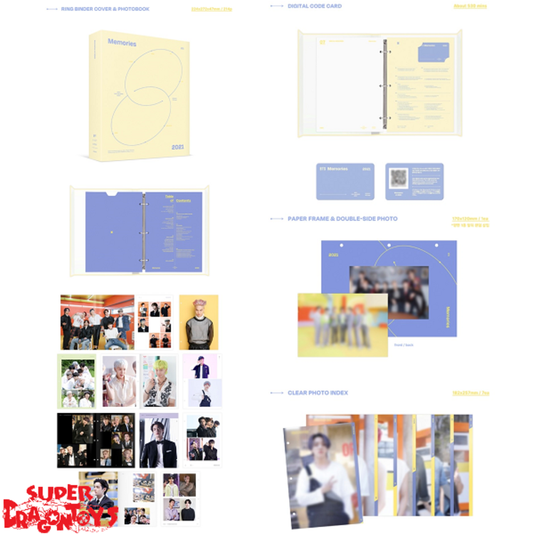 BTS (방탄소년단) - MEMORIES OF 2021 - [DIGITAL CODE + PHOTOBOOK] PACKAGE
