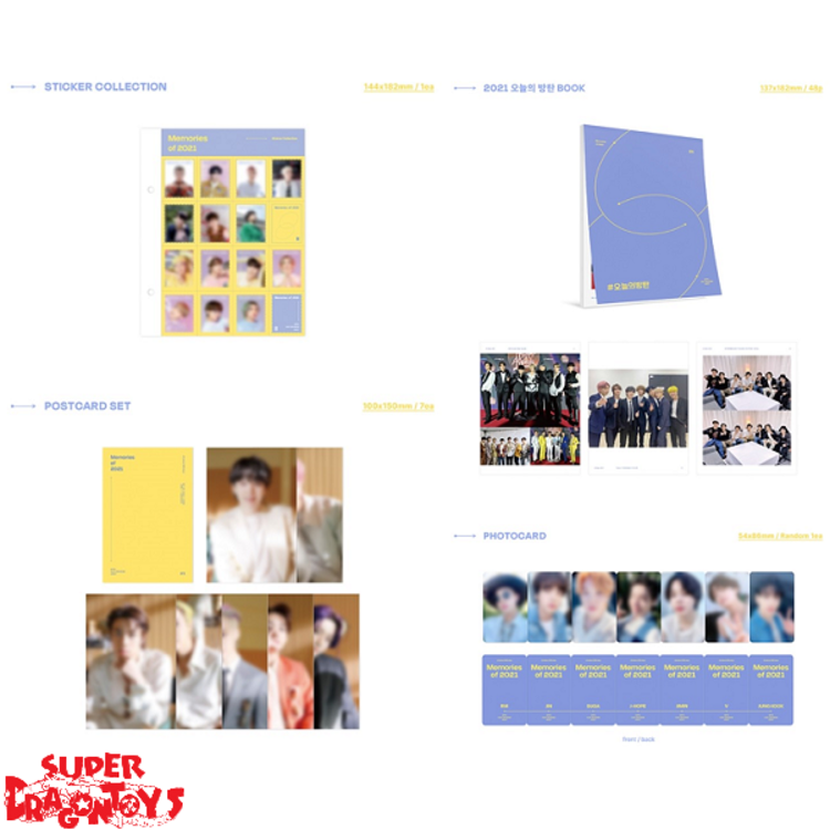 BTS (방탄소년단) - MEMORIES OF 2021 - [DIGITAL CODE + PHOTOBOOK] PACKAGE