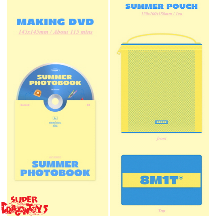 ATEEZ (에이티즈) - 2022 SUMMER PHOTOBOOK [FOR ETERNAL STARS, ATINY] - [DVD + PHOTOBOOK] PACKAGE