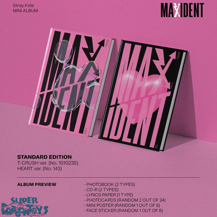 STRAY KIDS (스트레이 키즈) - MAXIDENT - [STANDARD EDITION] - MINI ALBUM
