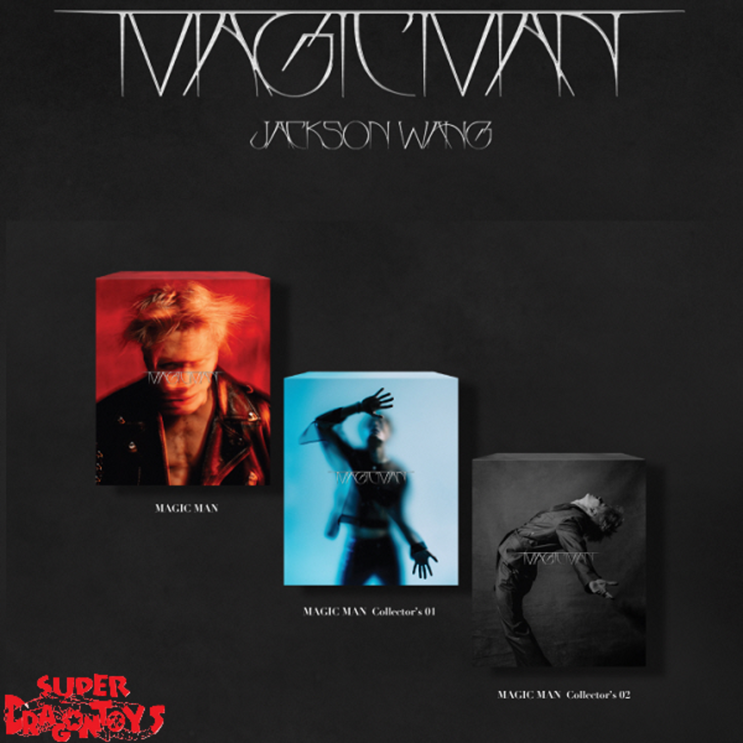 JACKSON WANG (왕잭슨) [GOT7] - MAGIC MAN - 1ST ALBUM + [ON