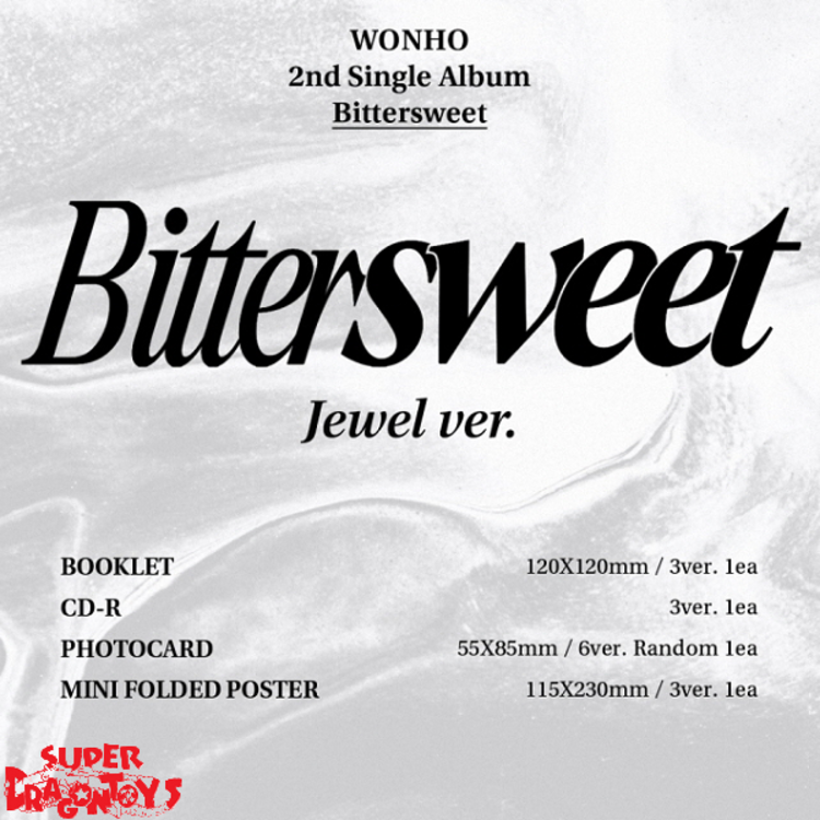 WONHO (원호) - BITTERSWEET - [JEWEL VER.] - 2ND SINGLE ALBUM + [ON-PACK FOLDED POSTER]