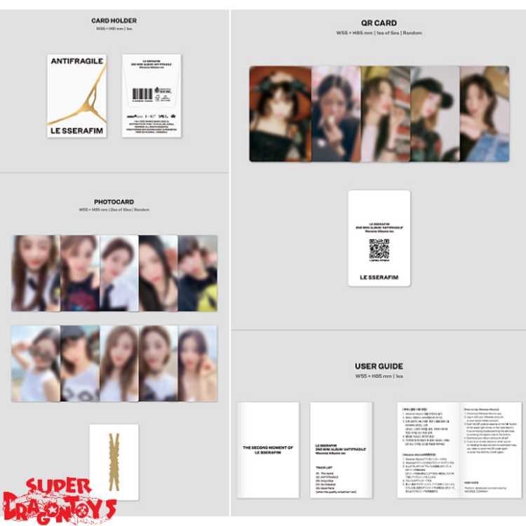 LE SSERAFIM (르세라핌) - ANTIFRAGILE - 2ND MINI ALBUM (META / WEVERSE ALBUM)
