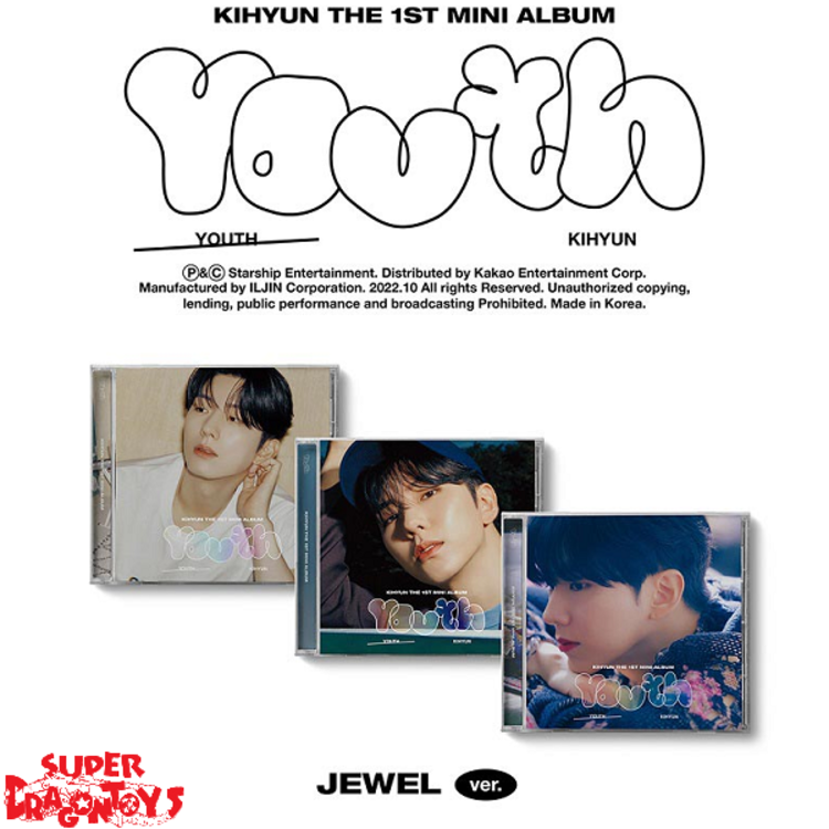 KIHYUN (유기현) [MONSTA X] - YOUTH - [JEWEL CASE] - 1ST MINI ALBUM