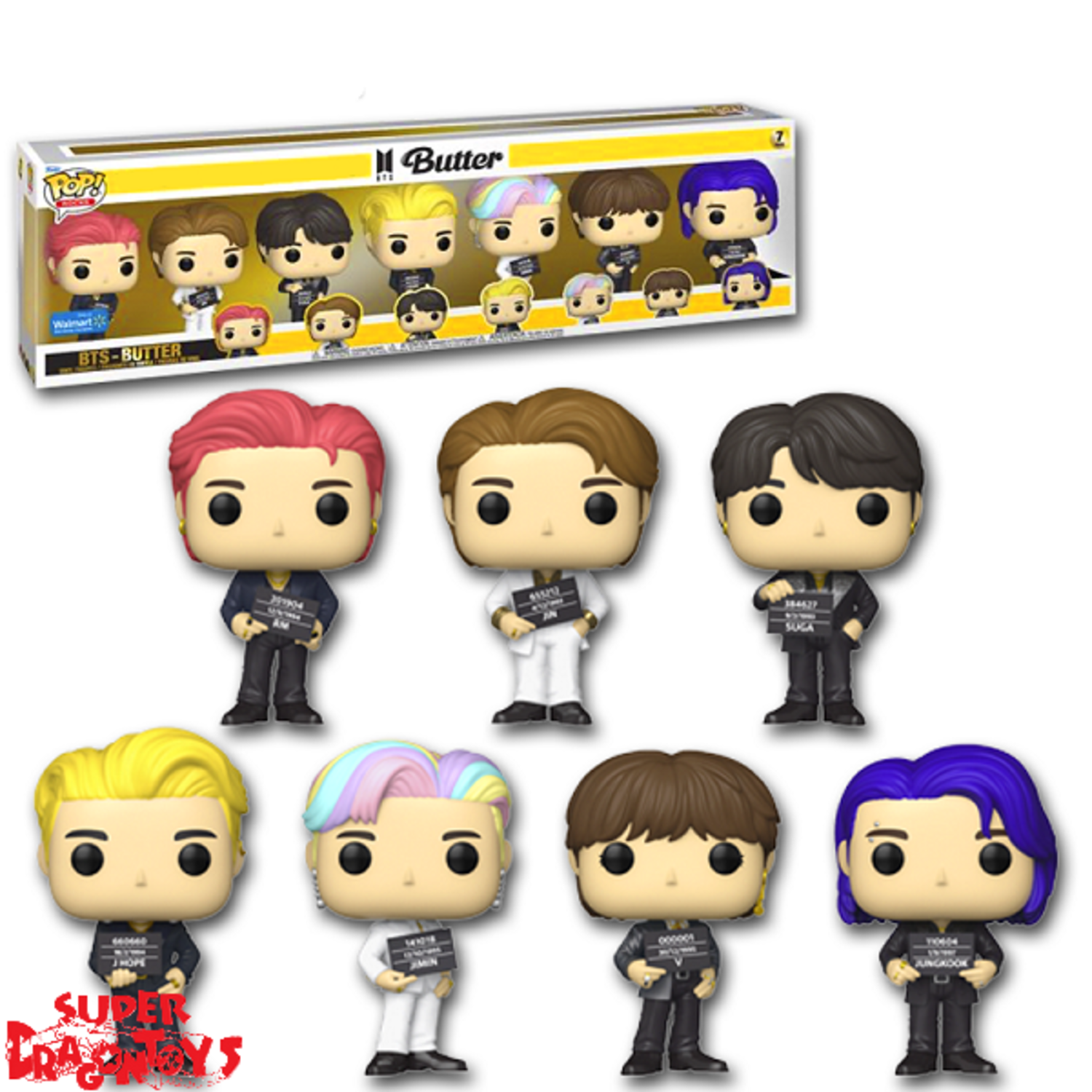 BTS - BUTTER [SEVEN FIGURE PACK] - FUNKO POP [SPECIAL EDITION