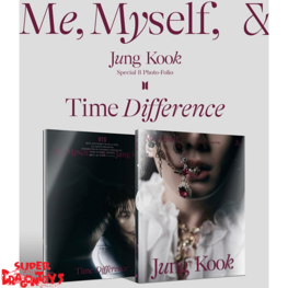 JUNG KOOK (정국) [BTS] - [ME, MYSELF, &] JUNG KOOK "TIME DIFFERENCE" - [SPECIAL 8 PHOTO-FOLIO] PACKAGE