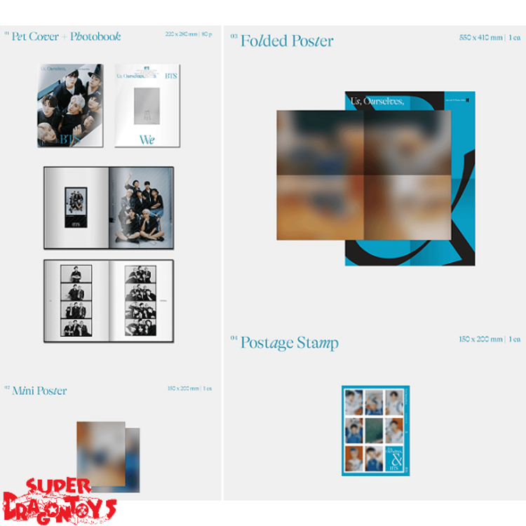 BTS (방탄소년단) - [US, OURSELVES, &] "WE" [SET VER.] - [SPECIAL 8 PHOTO-FOLIO] PACKAGE