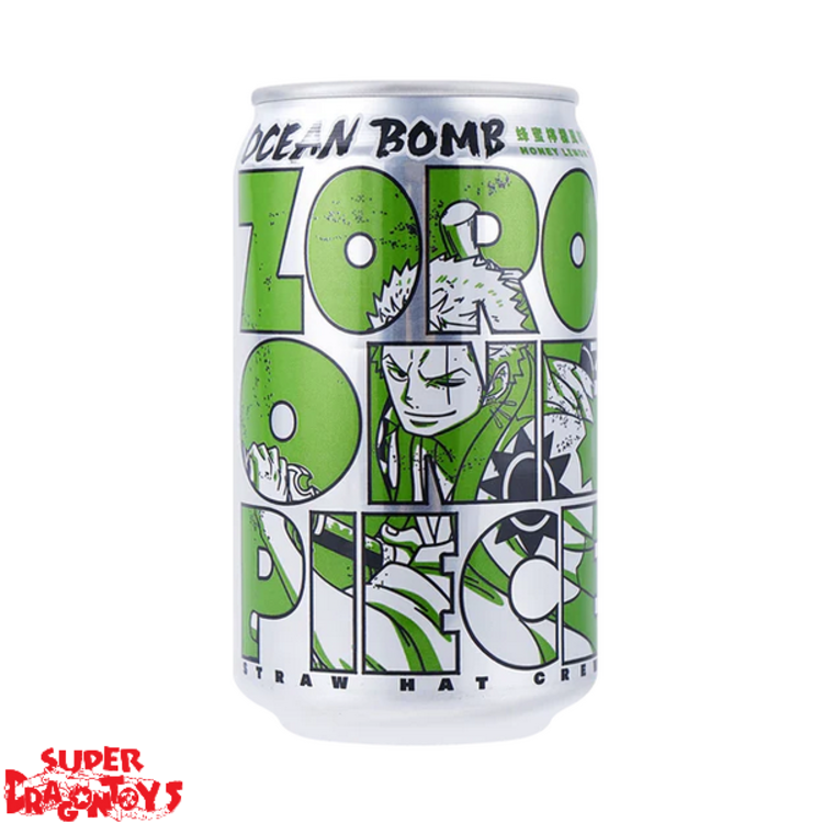 OCEAN BOMB - ONE PIECE SODA [ZORO] - [HONEY LEMON FLAVOR]