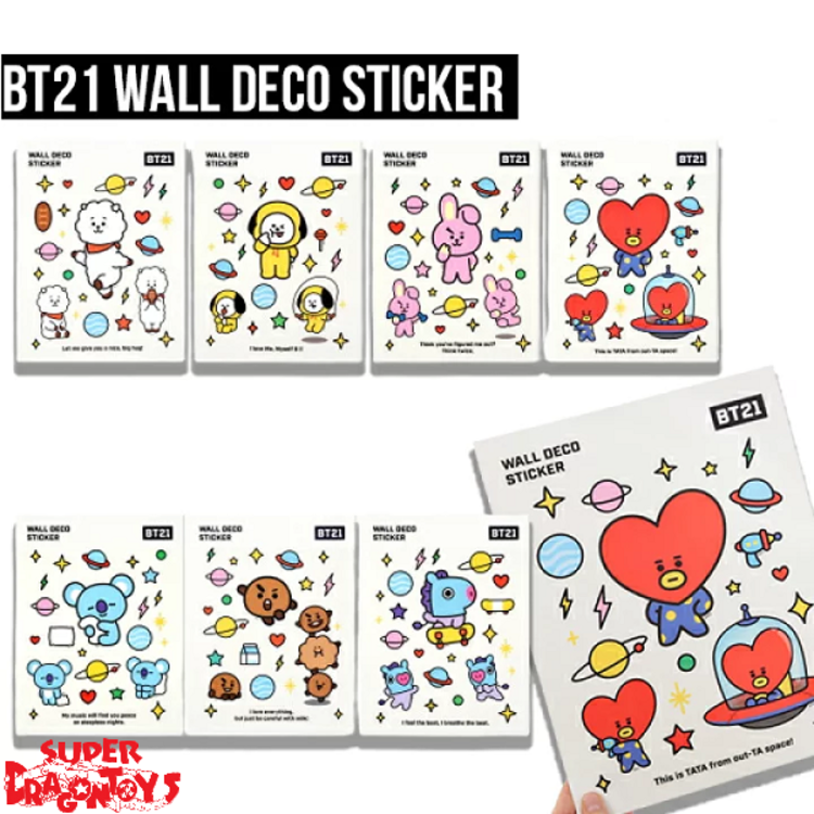 BTS (방탄소년단) - BT21 WALL DECO STICKER - OFFICIAL MD