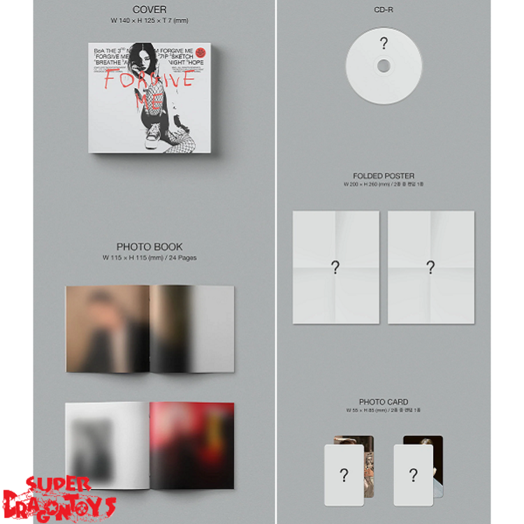 BOA (보아) - FORGIVE ME - [DIGIPACK VER.] - 3RD MINI ALBUM + [ON-PACK FOLDED POSTER]