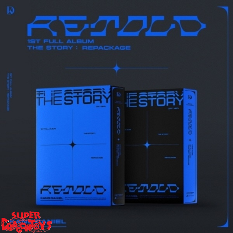 KANG DANIEL (강다니엘) - RETOLD - 1ST [REPACKAGE] FULL ALBUM + [ON-PACK FOLDED POSTER]