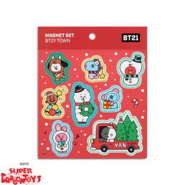 BTS (방탄소년단) - BT21 MAGNET SET "BT21 TOWN" - OFFICIAL MD
