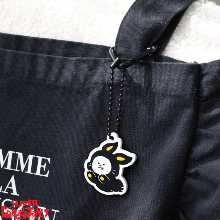 BTS (방탄소년단) - BT21 ACRYLIC KEYRING BLACK RABBIT - OFFICIAL MD
