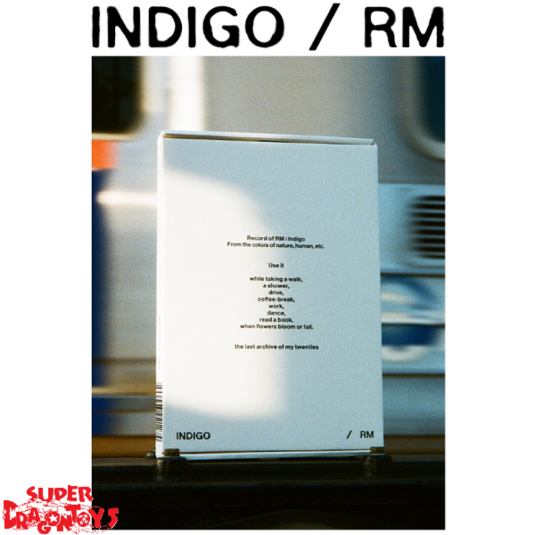 RM (김남준) [BTS] - INDIGO - [BOOK EDITION] - 1ST SOLO ALBUM + [ON-PACK FOLDED POSTER]