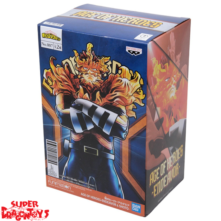 BANPRESTO MY HERO ACADEMIA - ENDEAVOR- [AGE OF HEROES] FIGURE