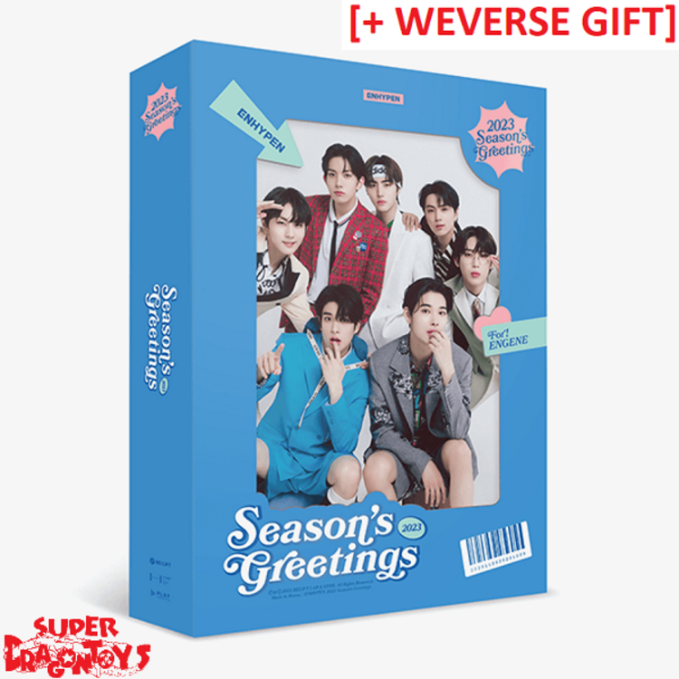 ENHYPEN (엔하이픈) - 2023 SEASON'S GREETINGS - [DESK CALENDAR + DIGITAL CODE CARD] PACKAGE + WEVERSE GIFT