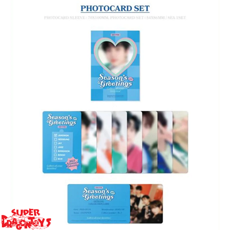 ENHYPEN (엔하이픈) - 2023 SEASON'S GREETINGS - [DESK CALENDAR + DIGITAL CODE CARD] PACKAGE + WEVERSE GIFT