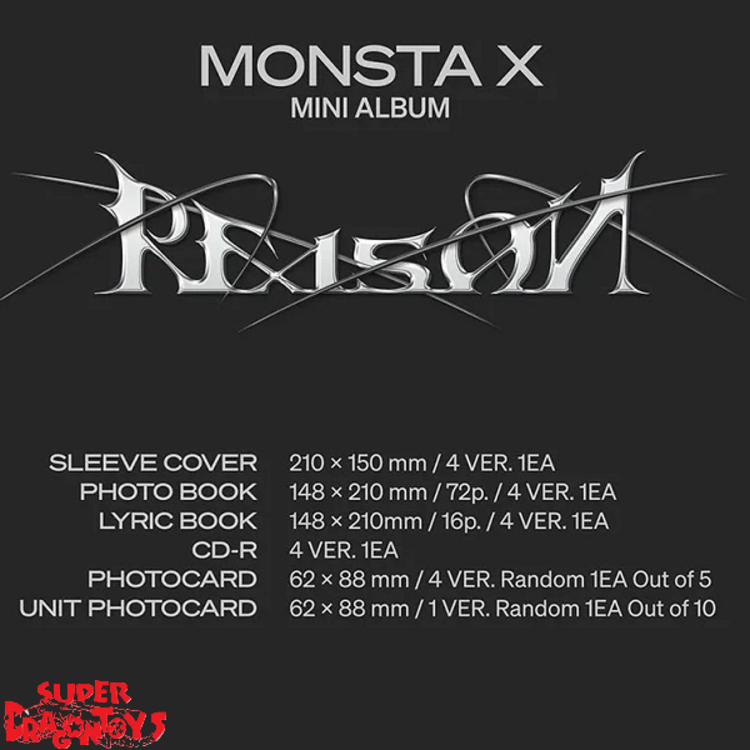 MONSTA X (몬스타엑스) - REASON - 12TH MINI ALBUM